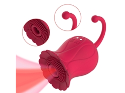 Vibrador De Massagem De Suco Rosa De 10 Frequncias Para Mulheres (vermelho) Yizhood