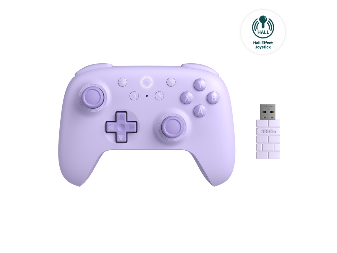 Controle Sem Fio Ultimate 2c, Nova Cor Roxa, Compatível Com Pc Windows 10/11, Steam Deck, Android E Raspberry Pi. Aeuzwr