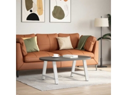 Pés Para Mesa De Centro Em Formato A, 2 Peças, Branco, 70x (42-43) Cm, Aço