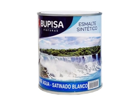 Esmalte à base de água Bupisa Satin Branco 750 Ml (Branco)