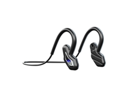 Fone de Ouvido de Condução Óssea Gancho de Orelha com Memória Embutida Ipx5 À Prova D'Água Esportes Sem Fio Bluetooth Compatível com Fones de Ou