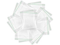 Sacos Com Fecho Hermético(40 X 40 Mm, Pacote Com 100 Unidades)| Sacos Pequenos E Transparentes Versáteis Para Armazenar Alimentos, Joias E Muito Mais