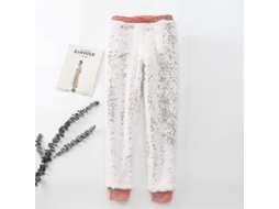Calcinha De Moletom Com Sherpa Interno Para Mulher, Alça De Ajuste, Bolso Lateral, Casaco Espesso E Aquecido, Estilo Casual Rosa