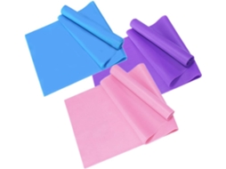 Kit Com 3 Faixas Elásticas De Resistência Para Yoga, Ideais Aumentar A Flexibilidade E Facilitar Execução