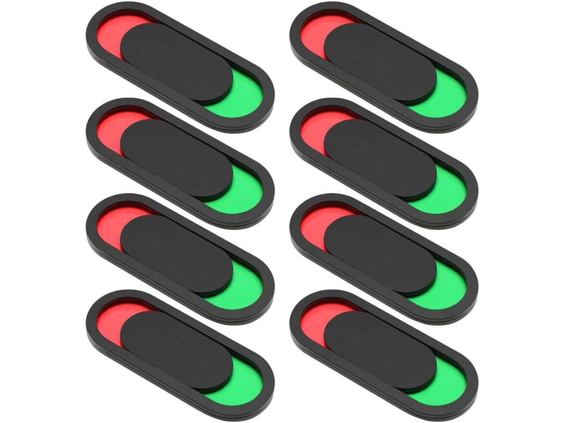 Placas Indicadoras De Porta Correr Shineofi Em Acrílico Preto, Conjunto De 8 Unidades, Para Banheiros E Salas De
