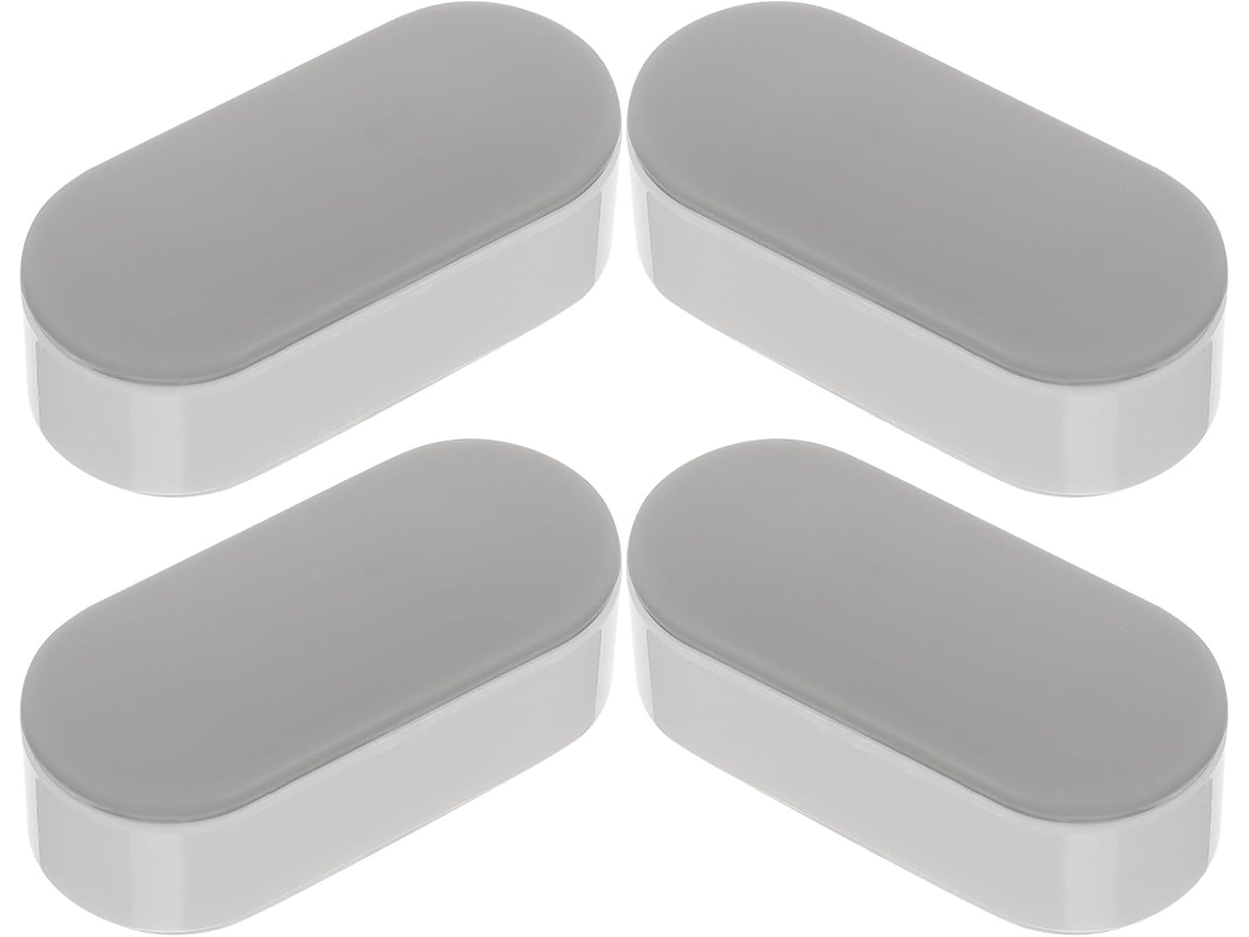 Conjunto De 4 Batentes De Plástico Para Assento Sanitário