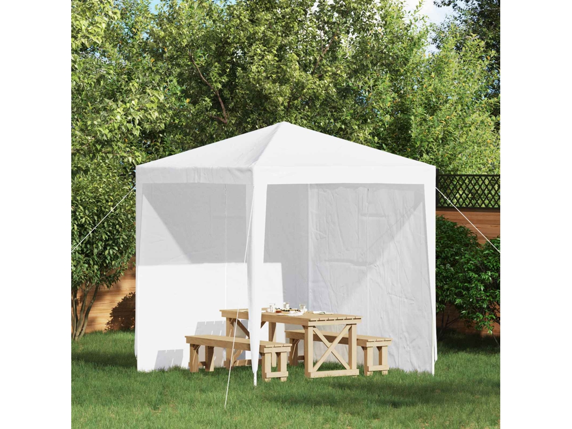 Vidaxl Lateral De Tenda Para Festa 2 Unid. 200 X 195 Cm Branco