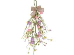Guirlanda Páscoa Pendurar Flores Papel 50 Decoração Artificial Parede Primavera Suspensa Interno Decorativa GOKOCO
