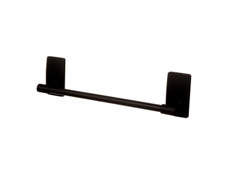 Toalheiro De Barra Command 29,9 X 7,7 X 4,7 Cm Preto Metal
