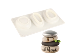 Molde de Bolo LAXISCREED em Silicone Pedra