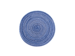 Conjunto De 4 Peças De Porta Copos Redondos Com Isolamento Térmico, Ideais Para Mesas De Jantar E Tigelas. Cor Azul, 36 Cm De Diâmetro. Aquaforge