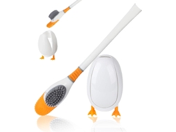 Conjunto de Escova com Suporte para Sanitário, Silicone Macio | AQUAFORGE