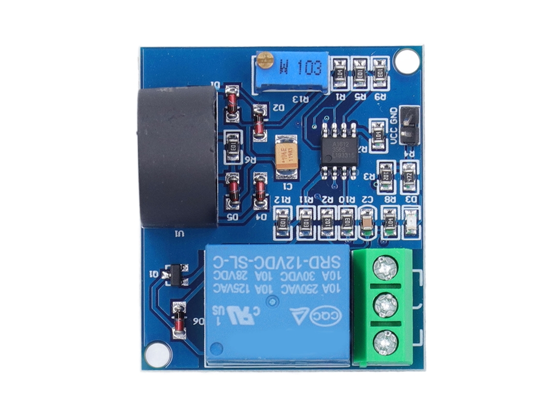 Sensor De Deteção De Corrente Ac Com Relé De 12v E Proteção Contra Sobrecorrente Laxiscreed