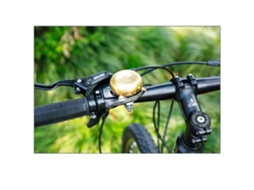 Buzina Retrô para Bicicleta, Som Alto, em Cobre, Dourado AQUAFORGE