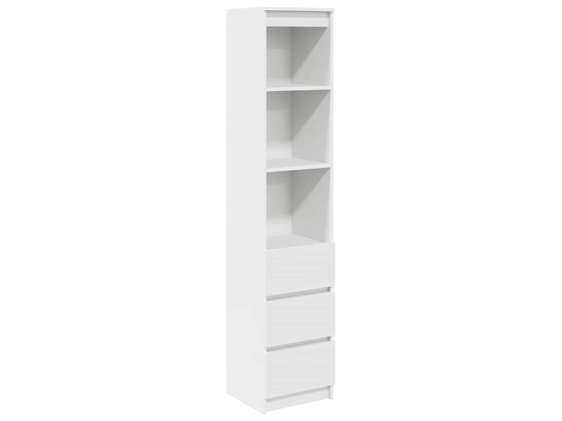 Aparador Alto Derivados de Madeira Branco MAISON EXCLUSIVE (37,5x35x180 cm)