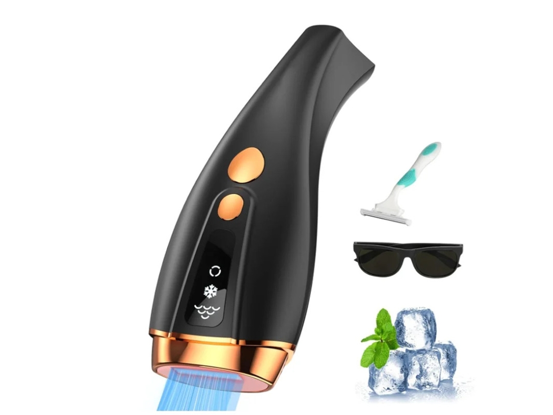Dispositivo De Remoção De Pêlos A Laser Ipl Para Mulheres E Homens Permanente Com Resfriamento De Gelo Indolor Máquina Removedora De Pêlos Com Yizhood