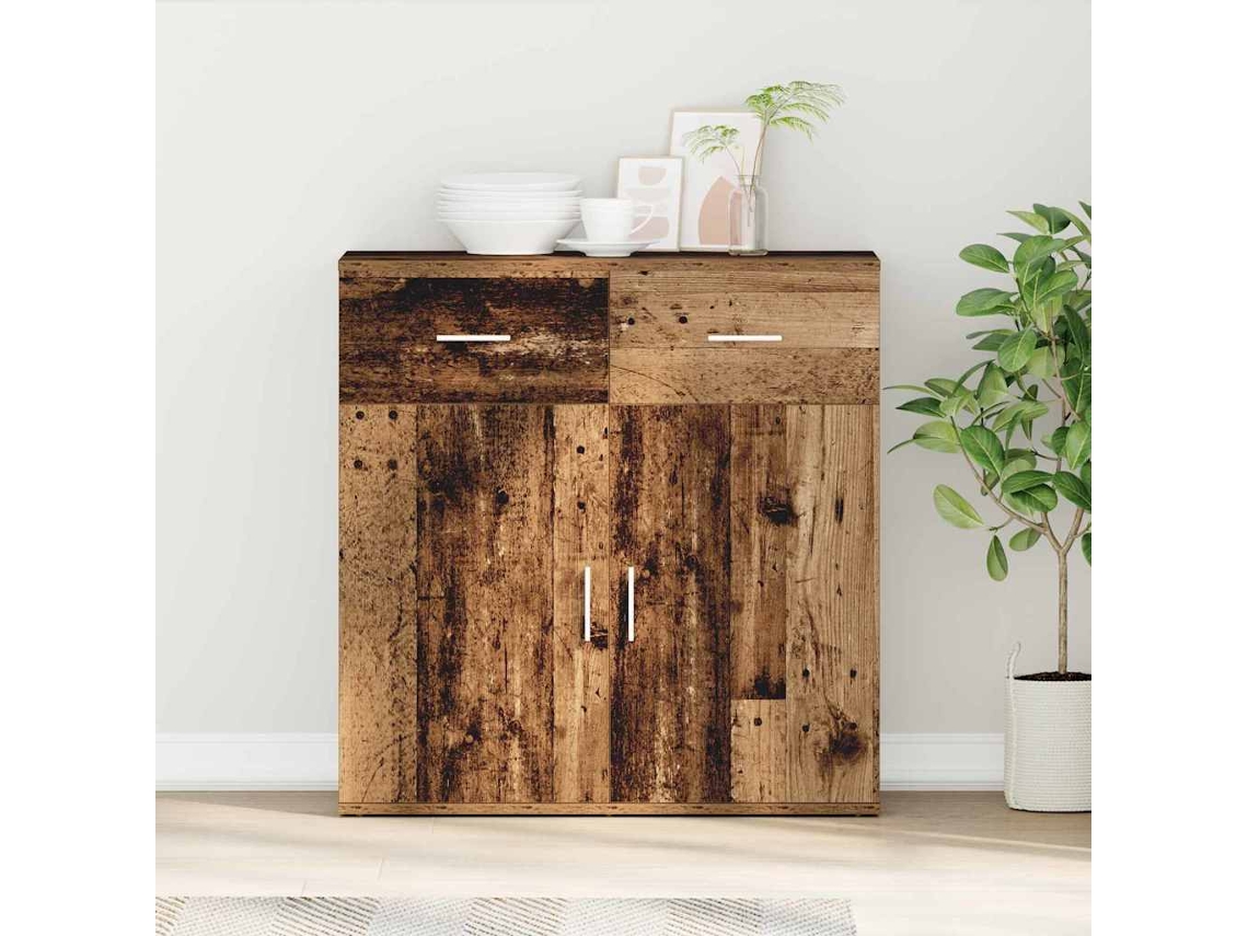 Vidaxl Buffet Madeira Antiga 78 X 38 X 80 Cm Derivados De Madeira