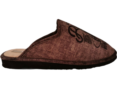 Pantufas AMOROS Nerlo Têxtil Homem (40 - Castanho)