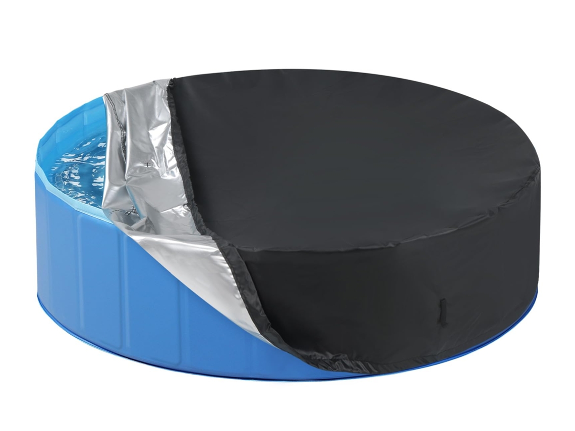Capa Para Piscina De Cachorro 210cm, Impermeável, Resistente A Abrasão, Dobrável E Proteção Uv 210cmx30 Btforus