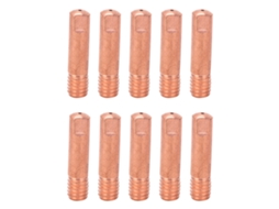 10 Peças Bicos Condutivos M6 Para Pistola De Solda Acessórios De Alimentação De Fio De Cobre 15akx0.8mm