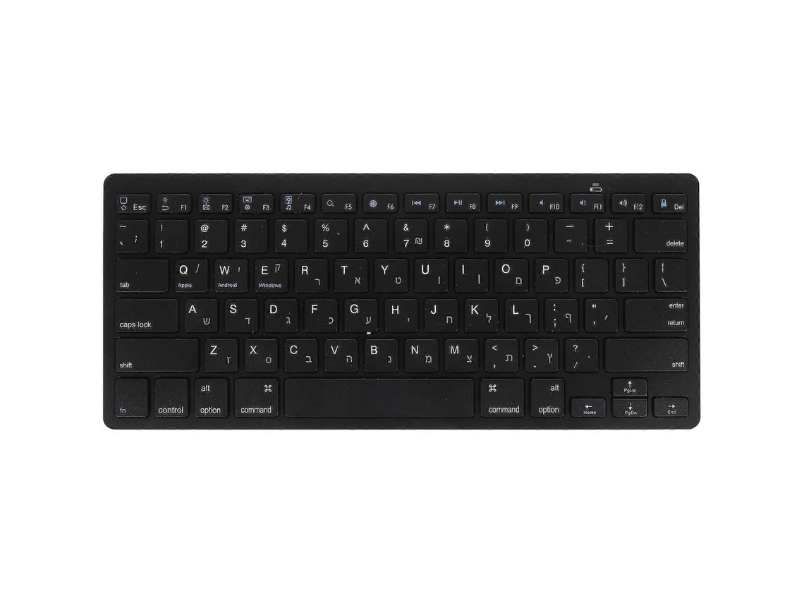 Teclado Sem Fio Hebraico Teclado De Computador Sem Fio Teclado Eletrônico De Computador Ly Ebike
