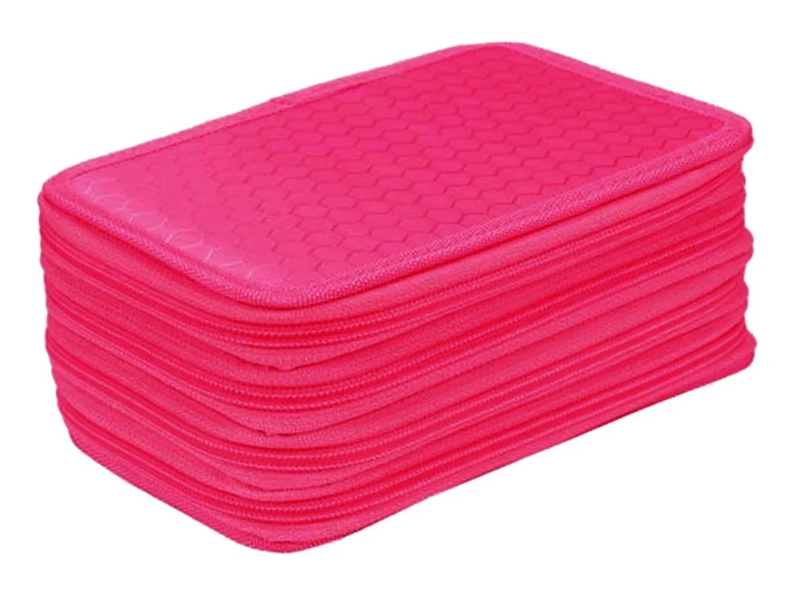 Lurelia Estojo Portátil Em Tecido Oxford Rosa 15 Polegadas