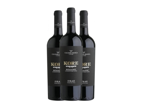 Vinho COLOMBA BIANCA Kore Syrah Sicilia (0.75 L - 3 Unidades)
