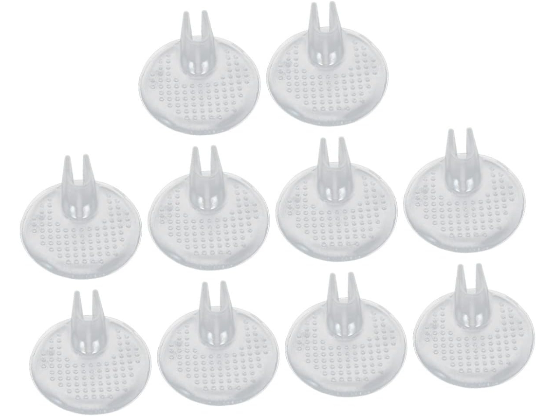 Palmilhas Autoadesivas De Gel Para A Parte Frontal Do Pé, Almofada De Silicone Para Alívio Pressão, 5 Pares Para Sapatos