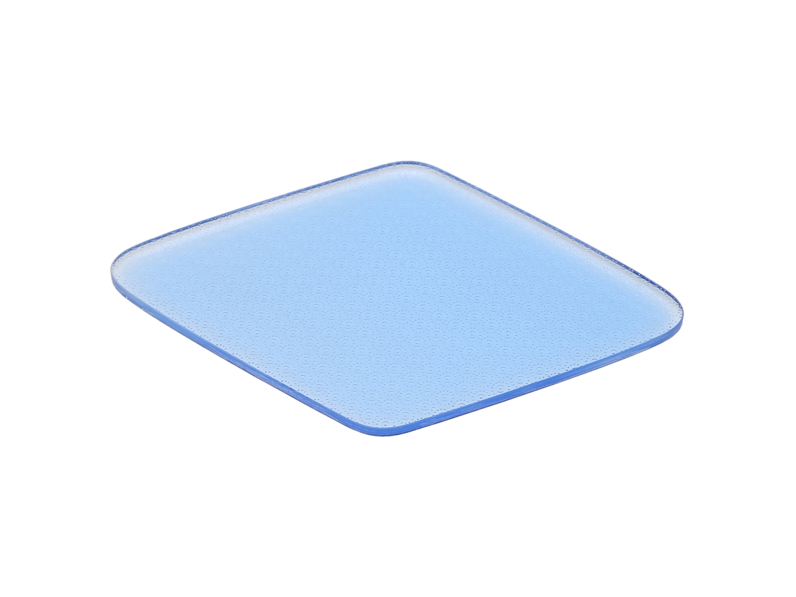 Ferramenta De Pedicure De Vidro Nano Para Remover Calos E Pele Morta Dos Pés Lixa De Pés (losango) Azul