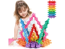 Blocos de construção para crianças, 200 peças, presente, kit de construção educacional para meninos e meninas Slowmoose