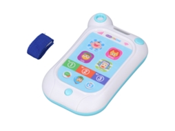 Ats brinquedo Telefone de Aprendizagem Branco, Simulação de Tela Tática, Música, Desenvolve Criatividade, Brinquedo Educativo para Crianças Pequenas