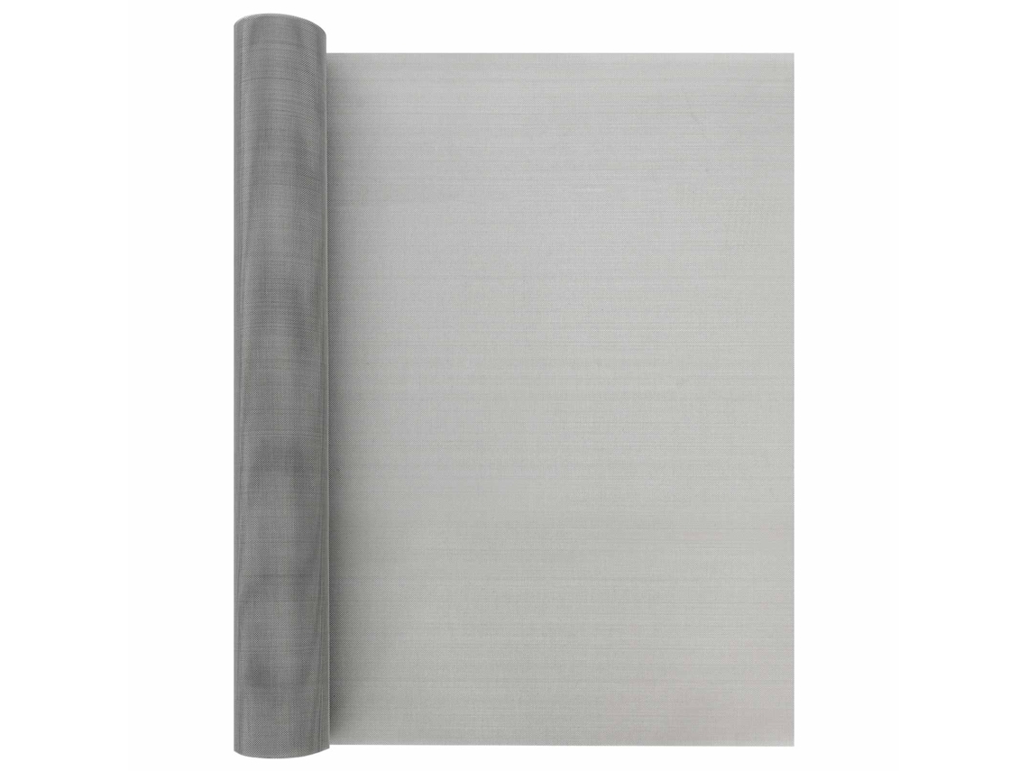 Vidaxl Tela De Malha 60 X 2000 Cm 30 Mesh Aço Inoxidável 201 Prateado