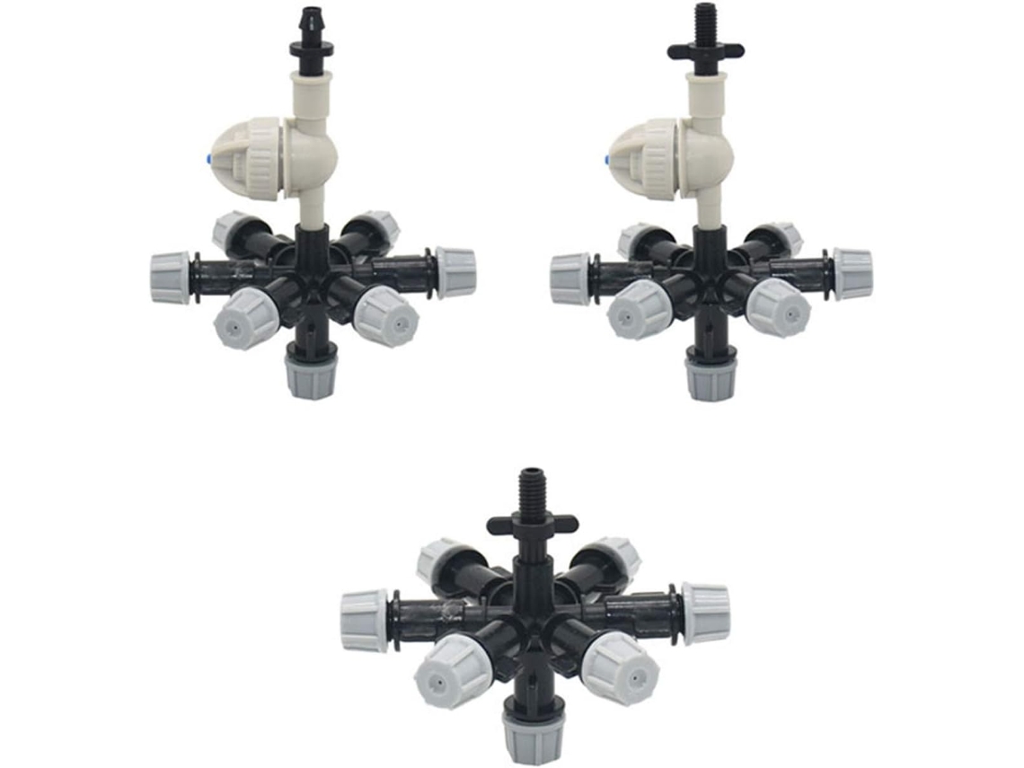 Bocal de Irrigação Jardim com Nebulizador 1 Conjunto Bicos Anti nebulizador Suspensos Transversais | S/MARCA