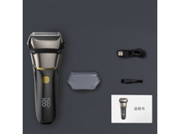 Aparelho De Barbear Elétrico Com 3 Cabeças Para Homens, Recarregável, À Prova D'água, Para Uso Úmido E Seco, Cortador De Barba
