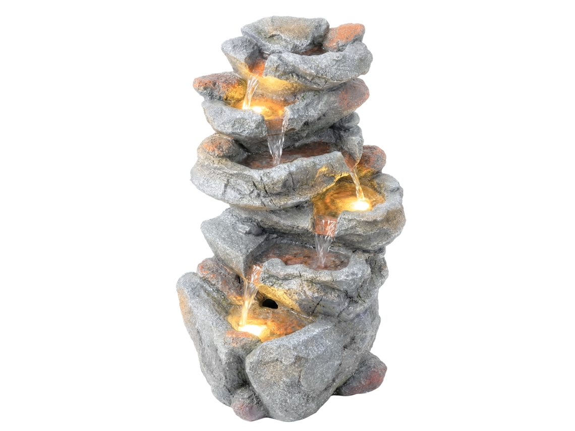 Fonte de Jardim Cascata 6 Níveis 33x27x53cm BTFORUS