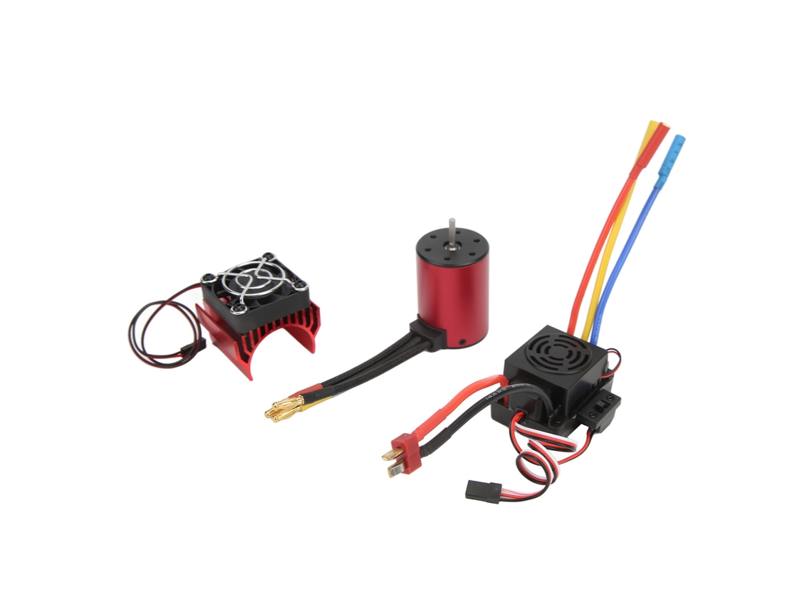 Motor Brushless S3650 3900kv 60a Esc Carro Rc 1/10