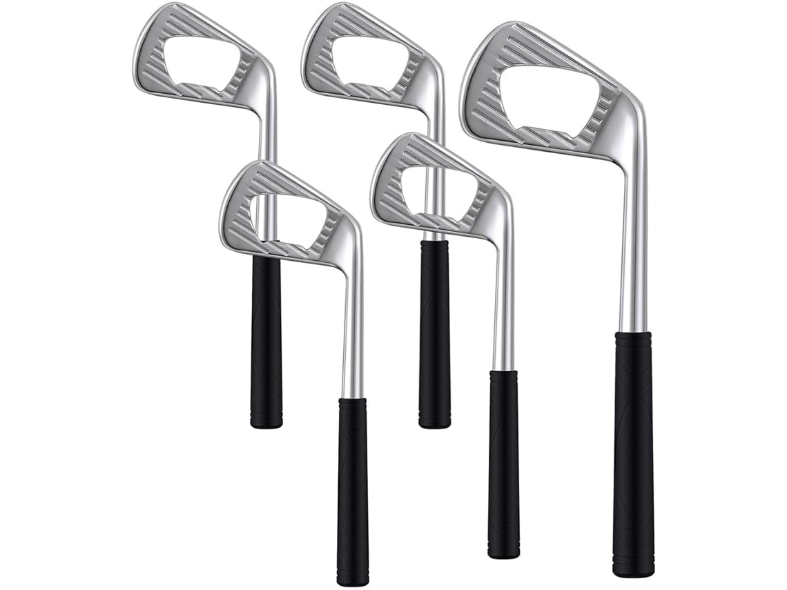 5 Abridores De Garrafa Em Formato De Taco De Golfe
