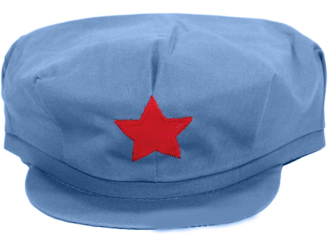 Chapéu Militar Chinês Com Estrela De Cinco Pontas Chamativa, Ideal