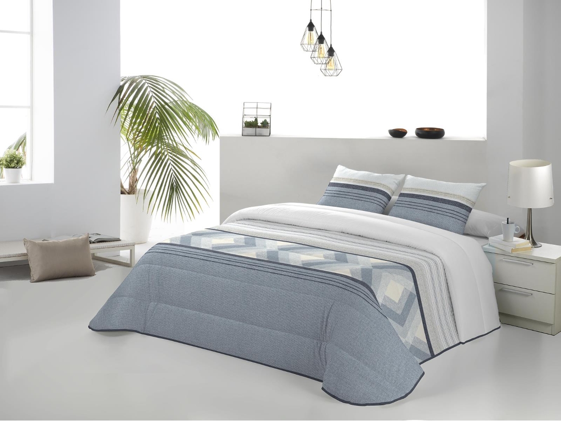 Colcha JVR Colman (Poliéster - Azul - 250 cm)