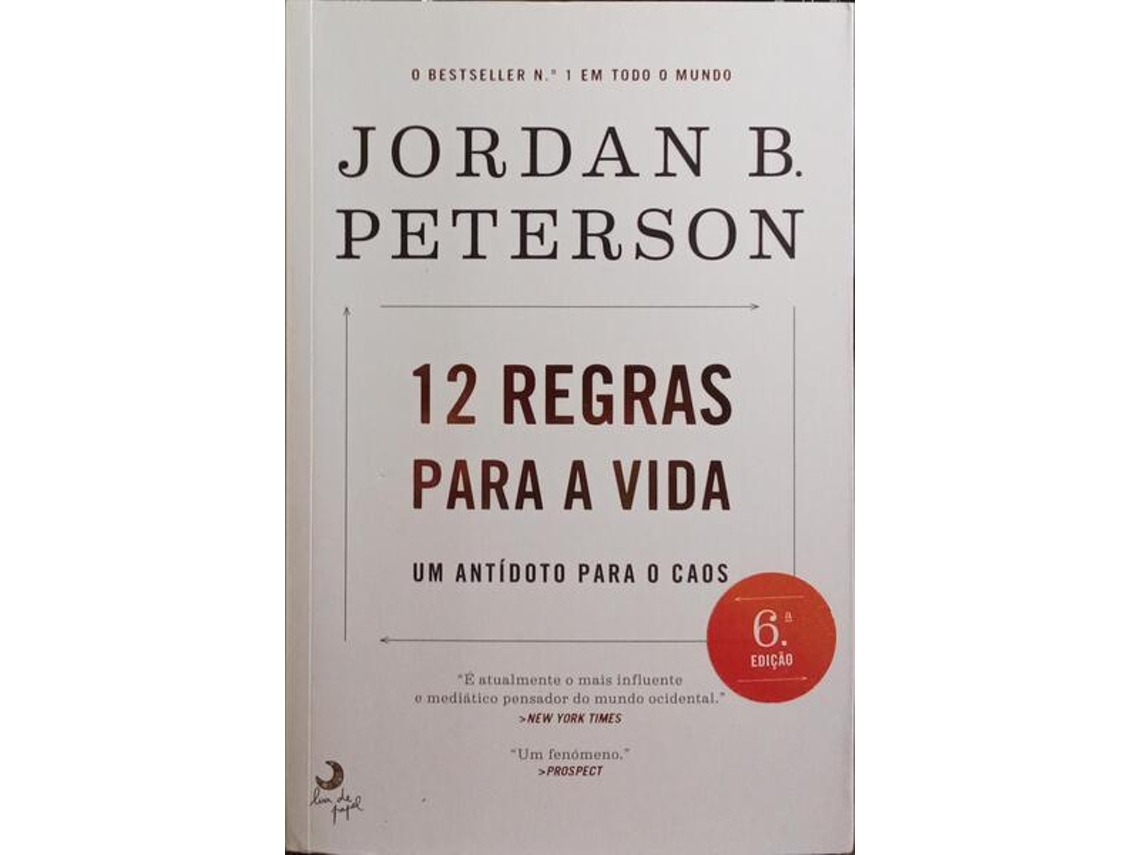 Livro 12 Regras Para A Vida. (Português)