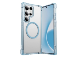 Capa Para Samsung Galaxy S25 Ultra Compatível Com Cantos Reforçados Magsafe Tpu Capa Traseira De Acrílico