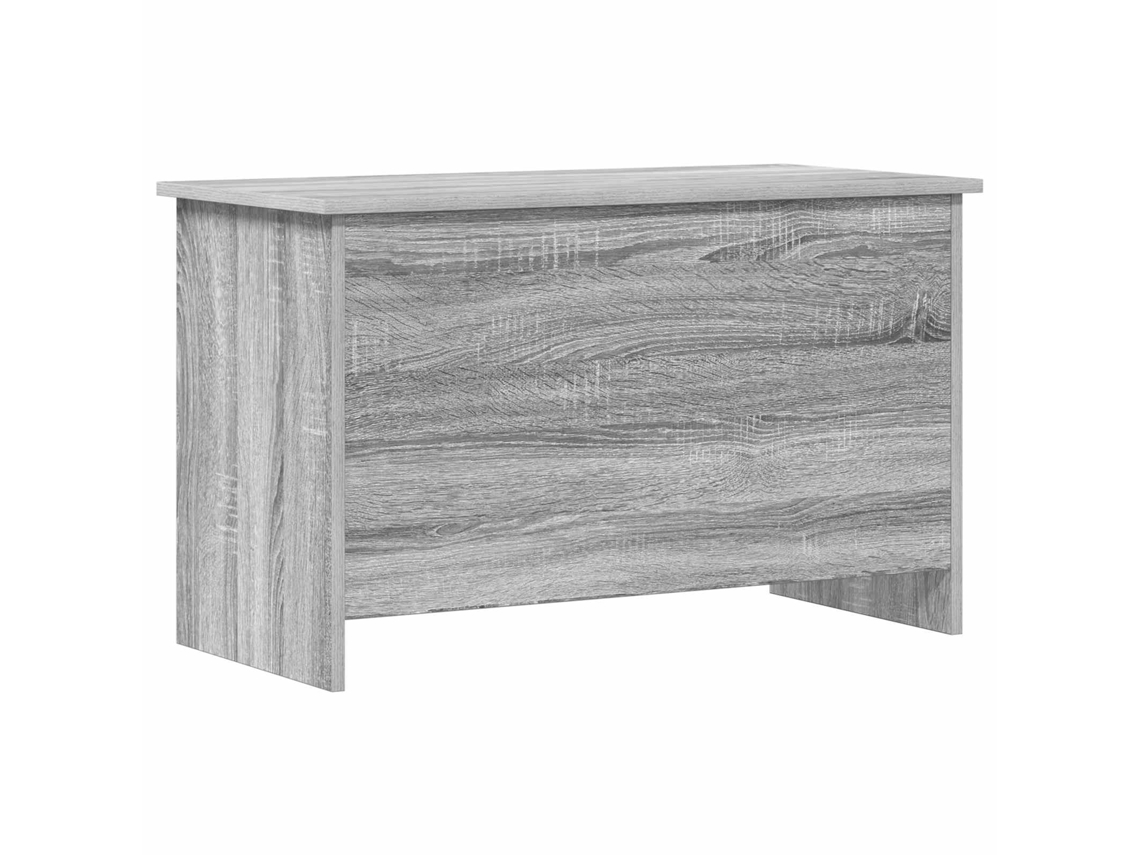 Vidaxl Baú De Armazenamento Sonoma Cinzento 80 X 40 X 50 Cm
