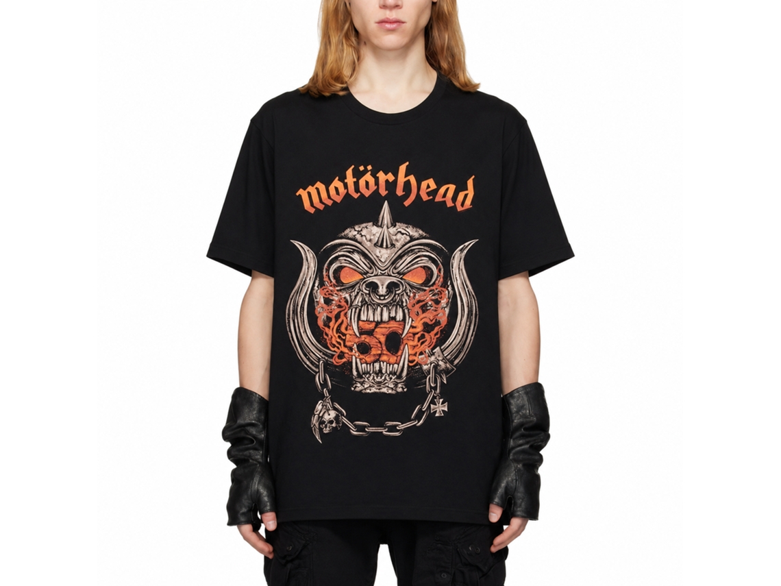 Motorhead 50 Years Warpig Red Gradient T-shirt Classic Unisex Adults Size:xxxl