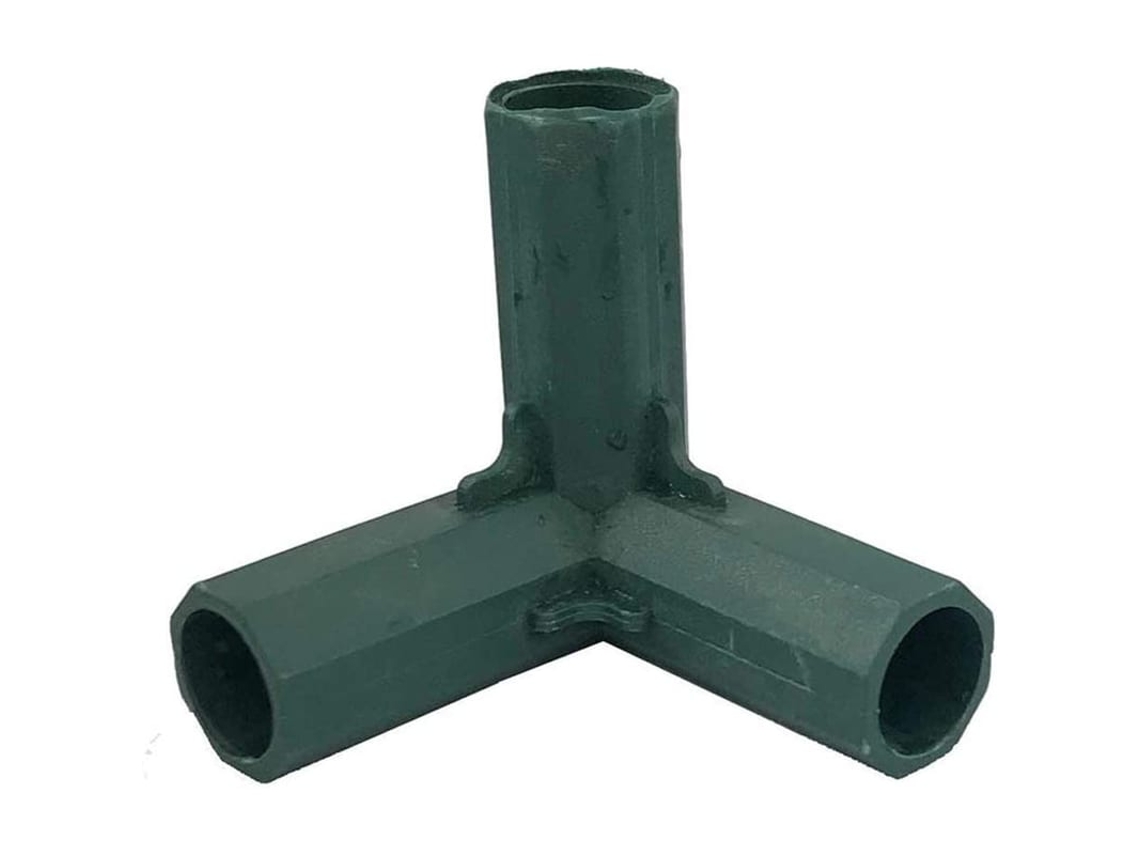 4 Conectores De Canto De Quadro Jardim, 3 Vias, Conector De Canto De Estufa, Quadro De Estufa, 16mm Interno (ângulo Retto 3 Vias)