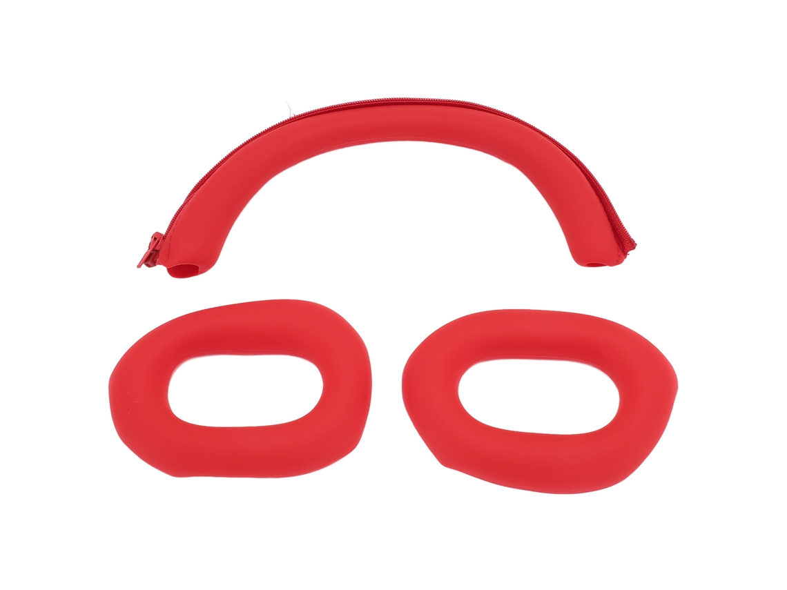 Capas de Almofadas para Fones Sony Wh 1000xm5 LAXISCREED Vermelha