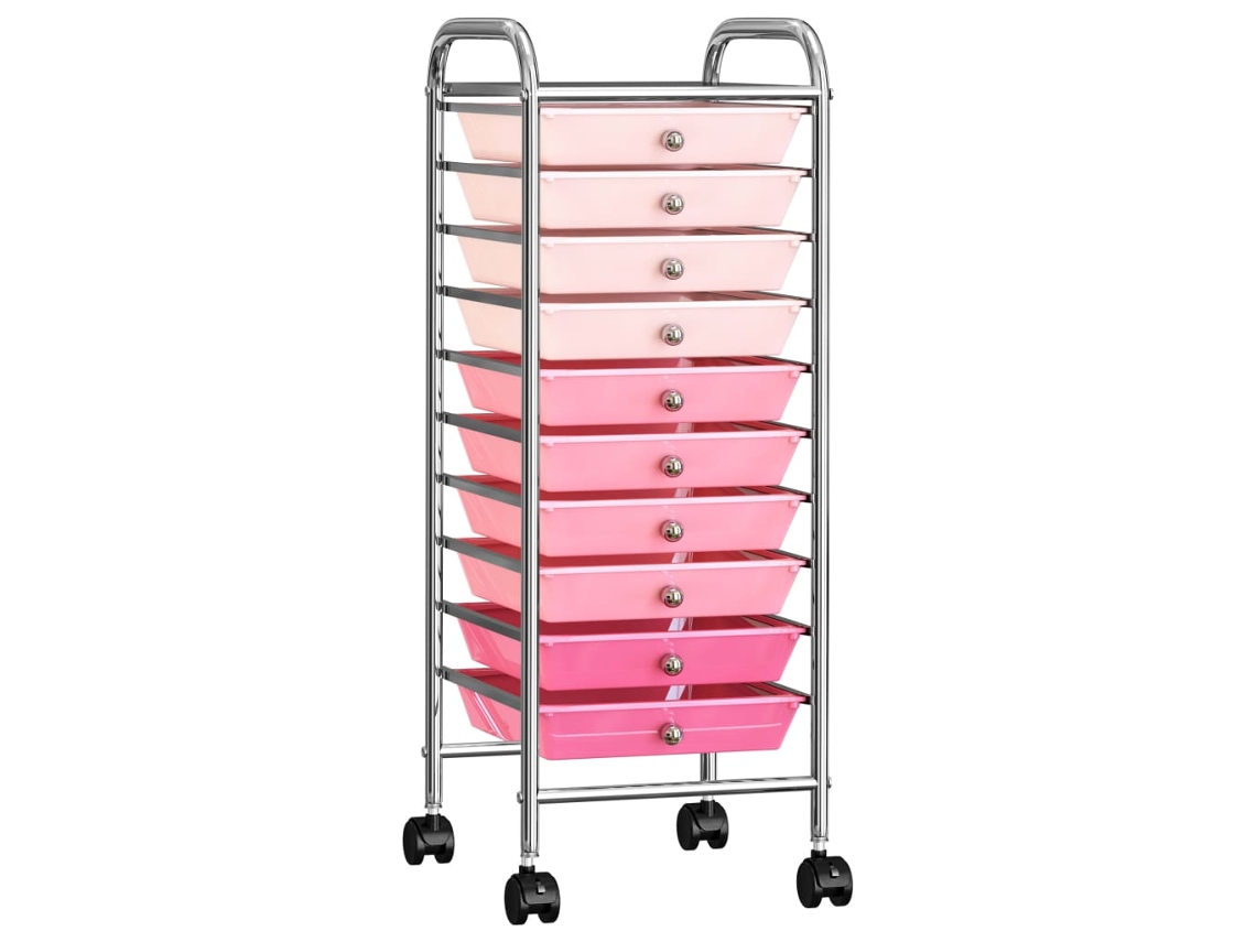 Storage Trolley, Storage Trolleys Vidaxl Branco Plástico (n/a)