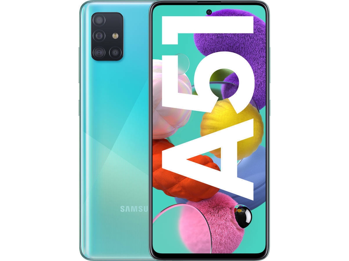 Smartphone SAMSUNG Galaxy A51 (Outlet Grade A - 6.5'' - 4 GB - 128 GB - Azul)