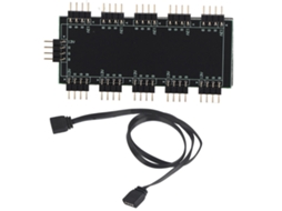 Hub Rgb De 10 Canais Para Computador, Extensão De Fio Para Cooler Rgb Da Placa-mãe Mod Pc, 12v 4-pinos