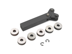 Set De Ferramentas De Estriado Linear De Aço Com 7 Peças Rodas Duas Diagonais Passos 0.5mm 1mm 2mm