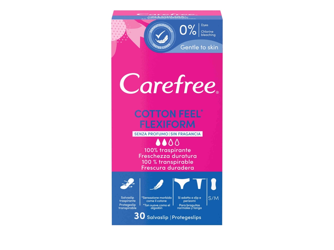 Pensos Diários Cotton Feel Adaptáveis Carefree